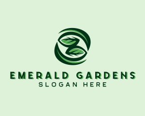 Eco Leaf Organic Spa logo design