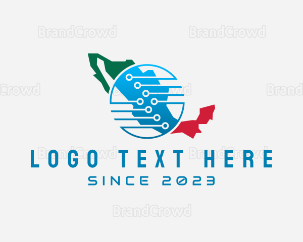 Digital Network Mexico Technology Logo