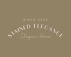 Elegant Wordmark Business logo design