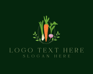 Fresh - Vegetable Fresh Salad logo design