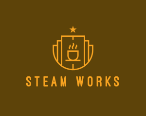 Steam - Star Cafe Coffee logo design