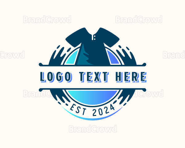 Laundry Clothing Apparel Logo