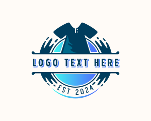 Tee - Laundry Clothing Apparel logo design