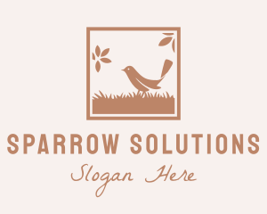 Sparrow - Sparrow Bird Aviary logo design