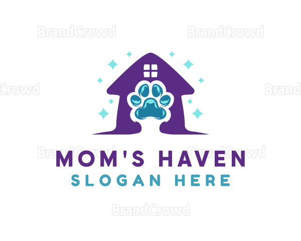 Veterinary Paw Shelter Logo