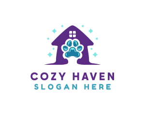 Shelter - Animal Paw Shelter logo design