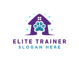 Veterinary Paw Shelter logo design