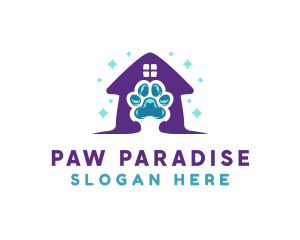 Paw - Animal Paw Shelter logo design