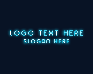 Cyber - Neon Software Consultant logo design