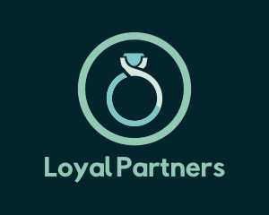 Loyalty - Blue Wedding Ring logo design