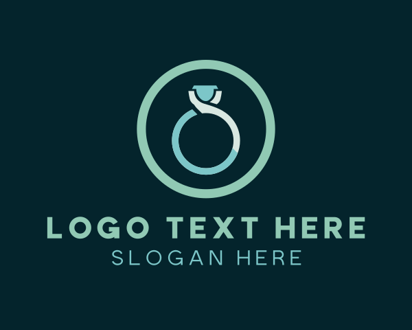 Loyalty - Blue Wedding Ring logo design
