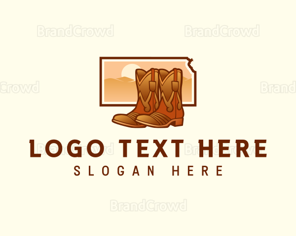 Kansas Cowboy Boots Logo