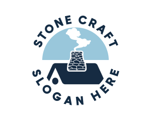 Stone Chimney Masonry logo design