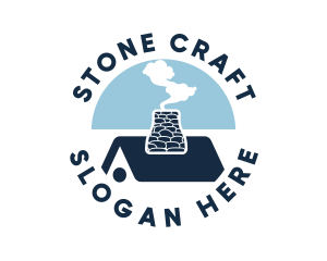 Masonry - Stone Chimney Masonry logo design