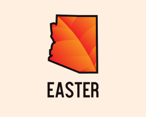 State - Arizona Red Leaf logo design
