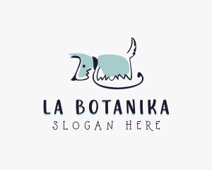Terrier Dog Leash Logo