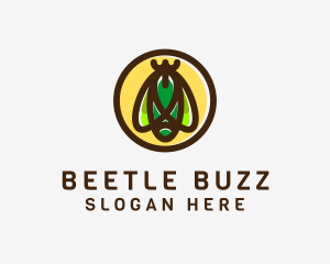 Beetle - Cicada Insect Bug logo design