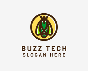 Bug - Cicada Insect Bug logo design