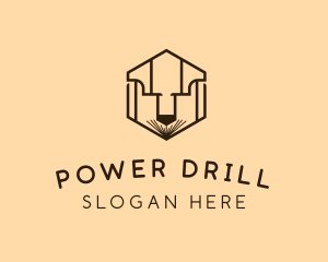 Drill - Engineer Laser Drill logo design