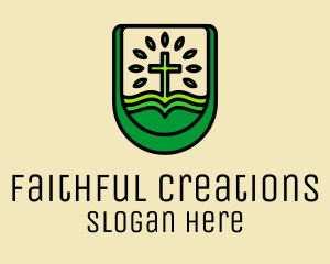 Faith - Nature Religion Church logo design