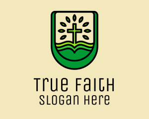 Belief - Nature Religion Church logo design