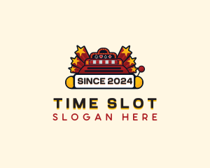 Casino Slot Machine logo design