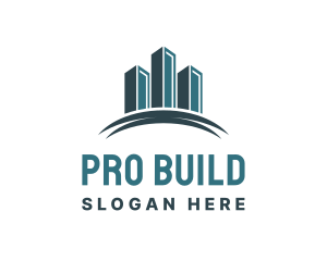 Tower Building Real Estate logo design