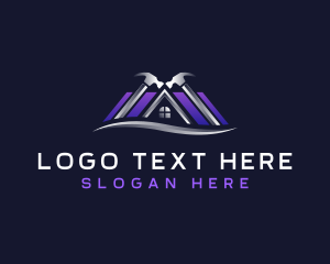 Tradesman - Hammer Handyman Contractor logo design