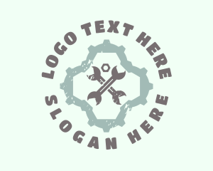 Mechanical Gear Wrench Logo