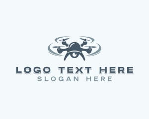 Rotorcraft - Drone Camera Photography Videography logo design
