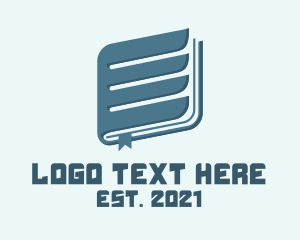 Manual - Ebook Library App logo design