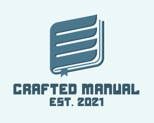 Manual - Ebook Library App logo design