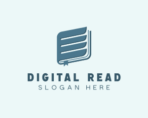 Ebook - Ebook Library App logo design