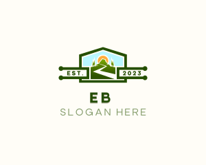 Pine Tree - Mountaineer Summit Exploration logo design