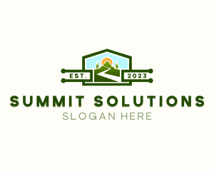 Mountaineer Summit Exploration logo design