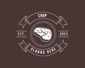 Restaurant Steak Meat Logo