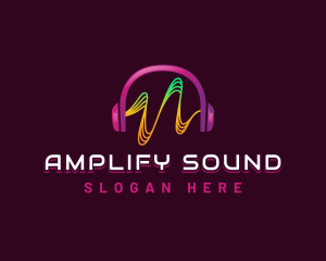 Sound Headset Music logo design