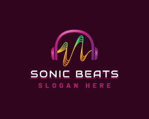 Sound Headset Music logo design