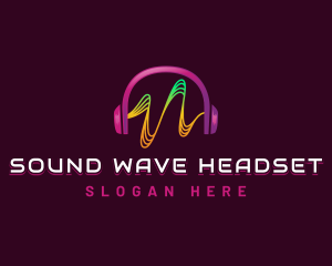 Headset - Sound Headset Music logo design