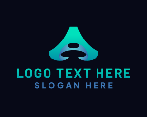 Letter Mark - Creative Start Up Tech Letter A logo design