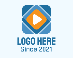 Video - Multimedia Play Button logo design