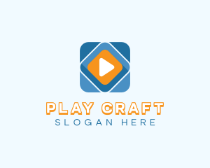 Multimedia Play Button  logo design