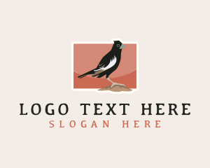 Cardinal Bird - Colorado Lark Bird logo design