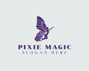 Pixie - Mythical Fairy Fashion logo design