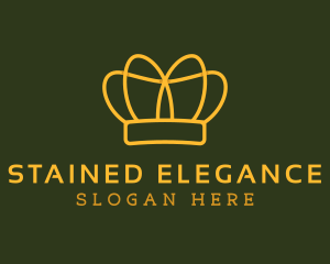 Elegant Crown Pageant logo design