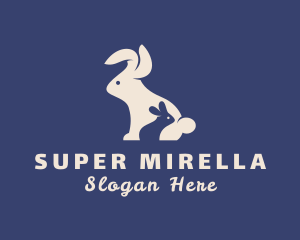 Veterinary Bunny Animal Logo