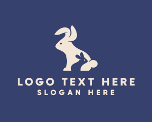 Pet Shop - Veterinary Bunny Animal logo design