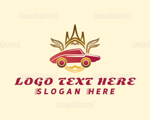 Luxury Car Crown Logo
