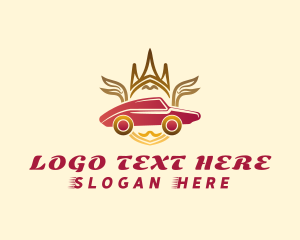 Automotive - Luxury Car Crown logo design