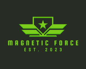 Military Freedom Star logo design